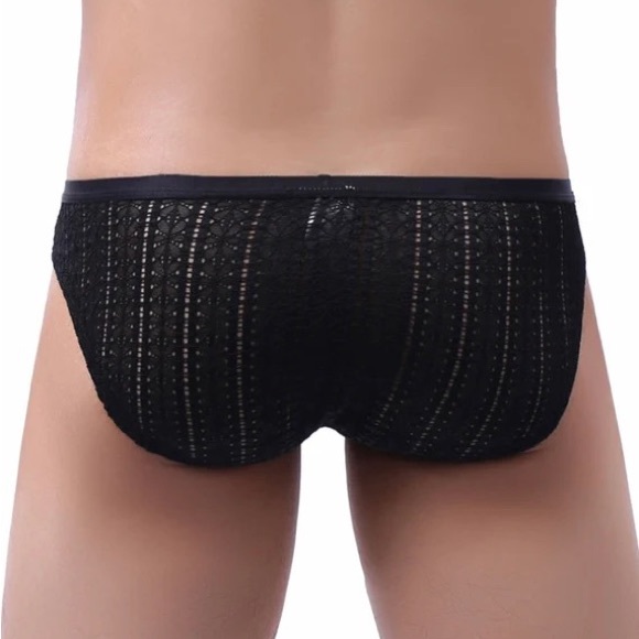 Men Briefs Male Sexy Lingerie Lace Underwear - Picture 2 of 3